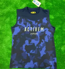 野球応援‼️ 20％OFF 新品 アクティムーブ　ノースリーブシャツ　カモ柄Sサイス