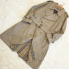 未使用級 バーバリー トレンチコート ヴィンテージ カーキ ノバチェック 56 XL相当