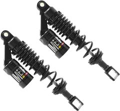 Muchas sonrisas 互換品リアサスペンション シグナスX SR BW’S pcx125 ２本セット 高性能 320mm キャビテーション 防止 タンク付き (ブラック)