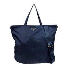 PRADA ナイロン 2WAY マザーズショルダーバッグ ネイビー - メルカリ