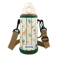 新品 OUTDOOR PRODUCTS（ アウトドアプロダクツ ） 子供用 ステンレス ワンプッシュ ボトル 700ml 【 どうぶつ 】 保冷専用 314-363