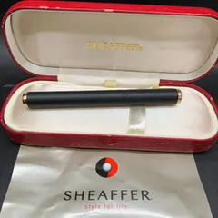 O438 未使用保管品 シェーファー（SHEAFFER） ヴィンテージ ボールペン 筆記OK ブラック 箱ありのサムネイル
