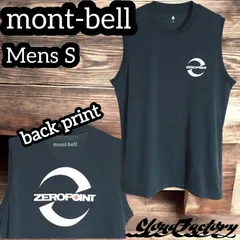 モンベル ノースリーブ メンズS ブラック mont-bell ゼロポイント ウィックロン トレラン ランニング ジョギングのサムネイル