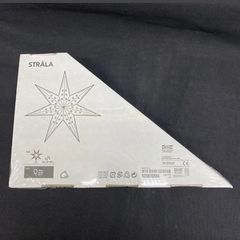 (3)B61 全新未開封 IKEA 宜家 星形燈飾 STRALA 燈罩 蕾絲 銀色 80cm