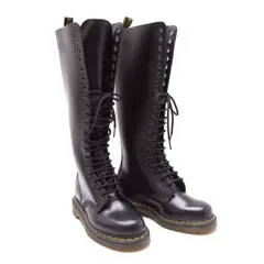 ドクターマーチンDr.Martens レザー20ホールブーツ 黒UK4(23)