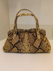 ramu様専用☆新品未使用 美品 JRA FORTNER パイソン ハンドバッグ