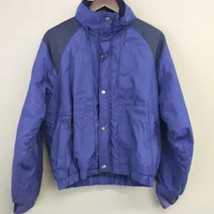 N3052 希少 mont-bell モンベル 初期 70s 80s 丸文字タグ ナイロンジャケット ウィックコート アウター L 紺 メンズ ヴィンテージ