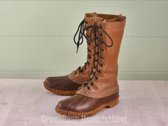 D208 USA製 L.L.Bean ビンテージ ビーンブーツ 茶 レディース 23.5～24cmくらいのサムネイル