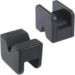 RekiLife 互換品 ジャッキパッド ゴムパッド クッション ジャッキ保護 汎用 (ブラック,  2個)