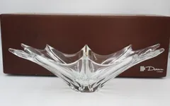 ドーム・フランス　クリスタルガラス　フラワーベース　フルーツボウル　センターピース