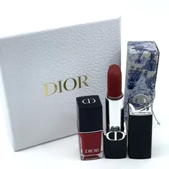 DIOR ディオール ルージュ ディオール ＆ ネイル セット ディオール ヴェルニ 999 ルージュ 999 ネイルエナメル ルージュ ディオール 720V アイコン ベルベット 口紅【管理No.K 12761】