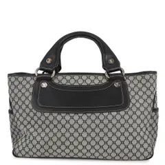 セリーヌ ハンドバッグ マカダム ブギーバッグ キャンバス/レザー 134022 CELINE 黒