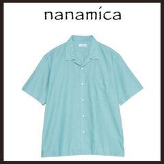 nanamica ナナミカ オープンカラー パナマ 半袖 シャツ S Mint - メルカリ