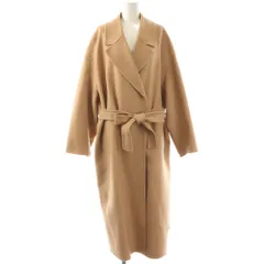 23区 オンワード樫山 MANTECOリバー ロング コート ベルト付き 46 ライトブラウン /HK ■OS