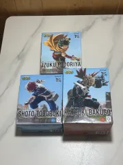 未開封) SEGA 僕のヒーローアカデミア クロスリンク フィギュア 3種