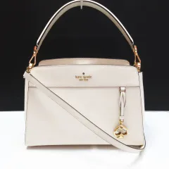 ケイトスペード kate spade new york 2Wayバッグ ハンドバッグ トートバッグ ショルダーバッグ マディソン ミディアムトップ ハンドル オフホワイト 白系 斜め掛け 鞄 レディース E705LF