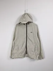 オーバーサイズ) LMC 軽量ナイロン ウィンドブレーカー ジャケット グレー メンズ 120 0402