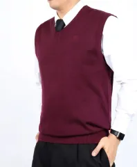 新品 メンズ Vネック ニット ベスト (まとめ売り)