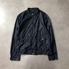 GQ5112◇A.P.C : 00’s ナイロンライダース◇S◇ネイビー アーペーセー ナイロンジャケットのサムネイル
