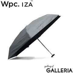 Wpc. 傘 晴雨兼用傘 折りたたみ傘 メンズ ダブリュピーシー 丈夫 UVカット UPF50＋ w.p.c 遮光 遮熱 手開き 日傘 雨傘 53cm サコッシュ付 IZA THE GENTLE ONE ZA023-001-102 グレー