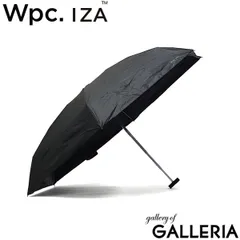 Wpc. 傘 晴雨兼用傘 折りたたみ傘 メンズ ダブリュピーシー 丈夫 UVカット UPF50＋ w.p.c 遮光 遮熱 手開き 日傘 雨傘 53cm サコッシュ付 IZA THE GENTLE ONE ZA023-001-102 ブラック