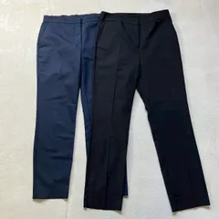 【まとめ売り】2点セット ZARA ザラ スラックス 大人 シンプル オフィスカジュアル レディースLサイズ