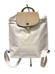 【中古】【美品】ロンシャン 　LONGCHAMP 　ル・プリアージュ 　バックパック　ライトベージュ＿s13＿セルモアから出品＿s-0563-r13