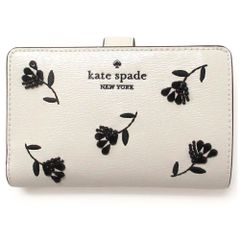 Kate spade ホワイト　二つ折り　ミディアム財布　A102 Kate spade ホワイト 二つ折り ミディアム財布 A102 - メルカリ