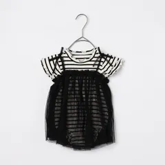 《新品》チュールワンピロンパース 70㎝ 80㎝ p.premier ベビー服 ロンパース P233035