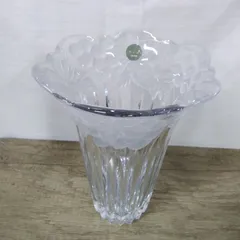 曽我ガラス 花瓶 ぶどう柄 かびん 葡萄 SOGA JAPAN アンティーク インテリア ガラス工芸 現状 長期保管 W015