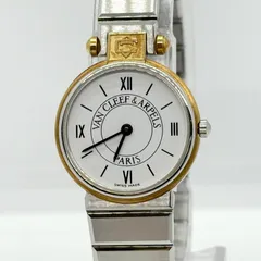 Van Cleef & Arpels ヴァンクリーフ＆アーペル ラ・コレクション 43606 LL5 ホワイト QZ レディース 腕時計 稼働品のサムネイル