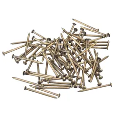 uxcell 木ネジ M1.2 x 20 mm 丸頭ネジ 140個 真鍮製釘 詰め合わせキットDIY固定アクセサリー 木工家具用 ブロンズ