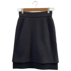 YOKO CHAN (ヨーコチャン) ⑤ YCS-115-023 ストレッチジャージースカート レディース ブラック 36