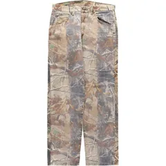 古着 ラングラー Wrangler PRO GEAR リアルツリーカモ テーパードデニムパンツ メンズw32相当/eaa569490