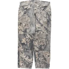 古着 ラングラー Wrangler リアルツリーカモ ダブルニー テーパードデニムパンツ メンズw36相当/eaa569491