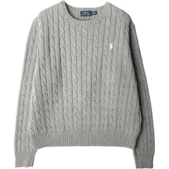 古着 ラルフローレン Ralph Lauren POLO RALPH LAUREN ケーブル編み コットンニットセーター レディースXL相当/eaa619619