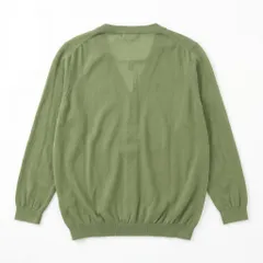 [AB-6_20260401-161002] MaxMara STUDIO 薄手カーディガン グリーン M