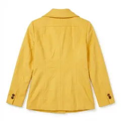 [AB-9_20260401-164346] ANNE KLEIN イエロー テーラードジャケット