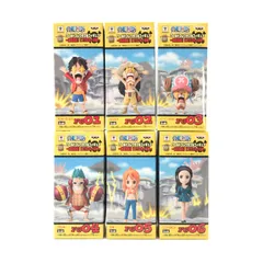 BANPRESTO フィギュア 全6種セット 「ワンピース」 ワールドコレクタブルフィギュア -鉄の海賊!!フランキー将軍- 未開封品