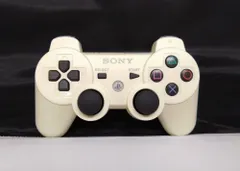 T【HY】【動作品】SONY PS3 純正 ワイヤレスコントローラー DUALSHOCK 3 CECHZC2J A2 振動機能搭載 ホワイト プレイステーション3 純正パッド[ゆうパケット発送、送料無料]HY004