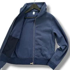 美品 Berluti ベルルッティ 23年モデル カリグラフィ スクリット ジップパーカー ネイビー フーディのサムネイル