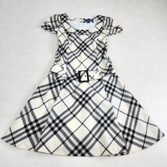 バーバリーブルーレーベル ノバチェック ワンピース ベルト Aライン 38