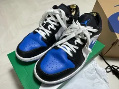 ナイキ エア ジョーダン 1 ロー ブラック/ブルー