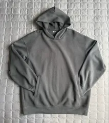 UNIQLO U スウェットオーバーサイズプルパーカ フード (ブラック) XL