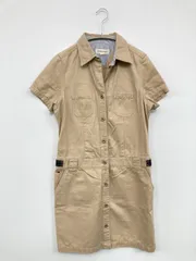 tommy girl トミーガール シャツワンピース M ベージュ