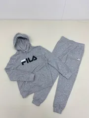 FILA ボーイズ 2ピースセット パーカー&パンツ グレー Lサイズ