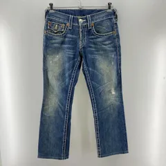 【中古】TRUE RELIGION BILLY デニムパンツ ROW30 SEAT33 △裾直し トゥルーレリジョン ビリー[24]のサムネイル