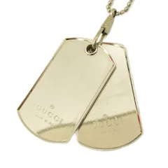 グッチ GUCCI ペンダント ドッグタグ ボールチェーン sv925 シルバー