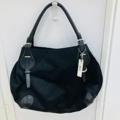 A【タグ付き】DKNY ハンドバッグ ショルダーバッグ ブラック 黒 ロゴ柄 保管品 大容量 旅行バッグ 鞄