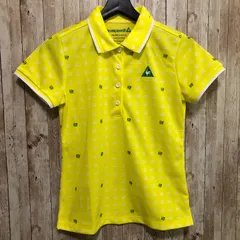 le coq sportif（ルコックスポルティフ）　ゴルフウェア　Tシャツ　イエロー　M